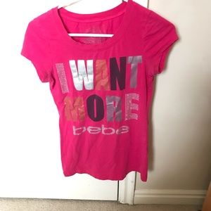 2 Bebe Rhinestone Crystal Tops XSmall